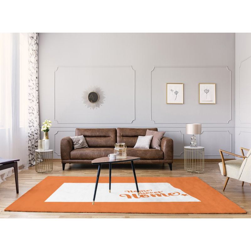 Tapis de poly-chenille pour la maison, Rond 5 pi