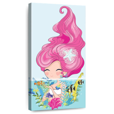 Cartoon Young Mermaid
