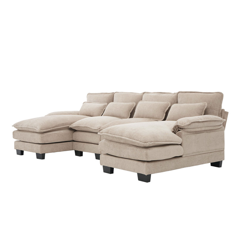 Elegant Chenille Living Sofa