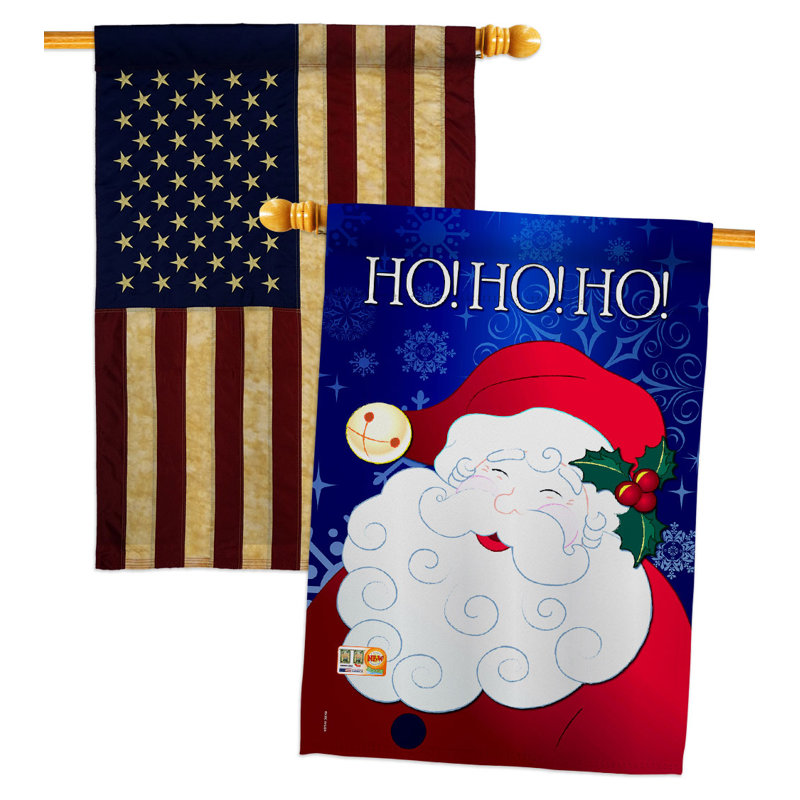 Drapeau de maison à 2 côtés en polyester / mélange de polyester 40 x 28 po