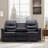 Kidada 78'' Faux Leather Reclining Sofa-1683242953