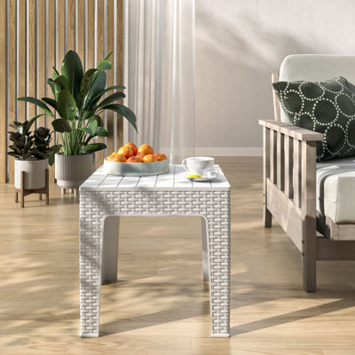 Nacari Square Outdoor Side Table , 18'' in. W 18'' in. D