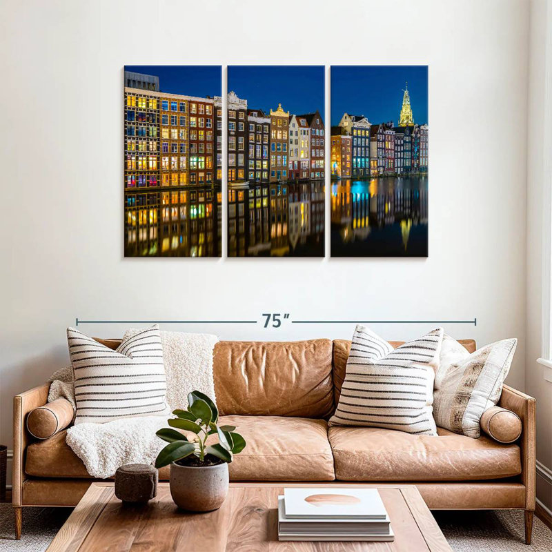 Sireci Amsterdam Reflections, 36" H x 57" W