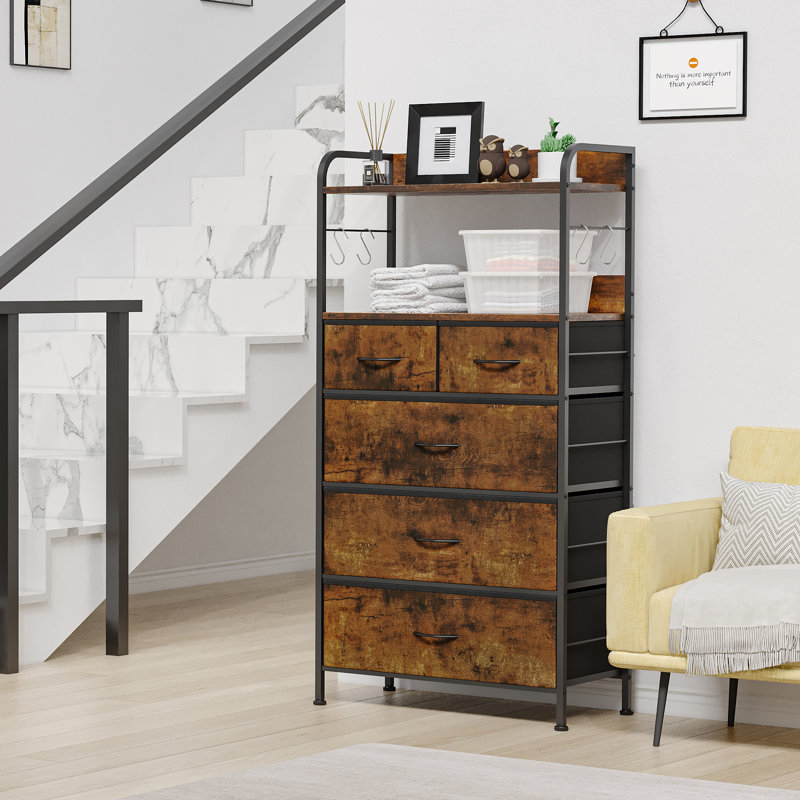 60cm W Chest of Drawers, Brown