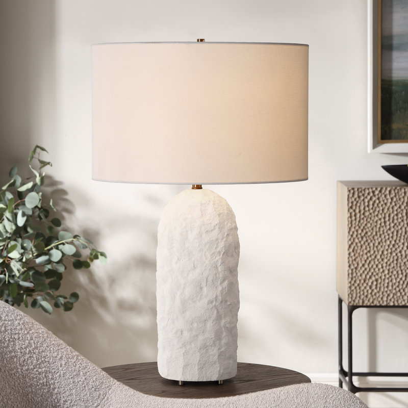 Lampe de table Coppertino blanche