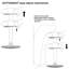 Oaties Adjustable Height Ergonomic Active Stool-1217021830