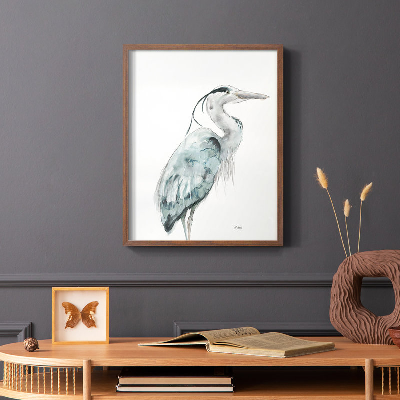 UMAN-180_ALT_V1 Framed Print - Solid Wood, Brown, 20" H x 16" W