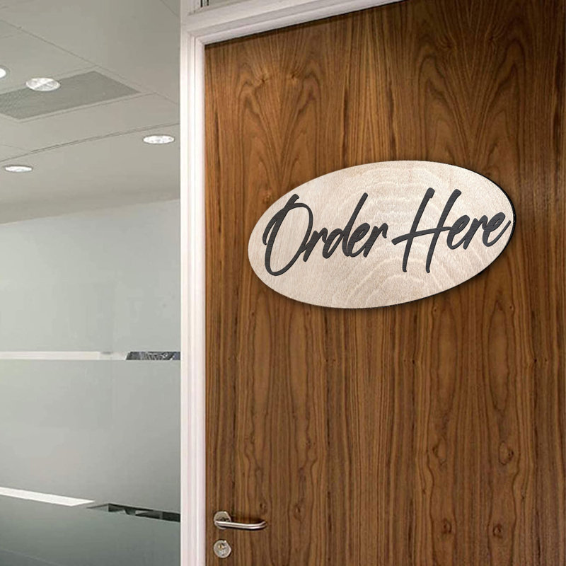 Order Here Sign