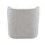 Fauteuil d'appoint en tweed gris Lisa
