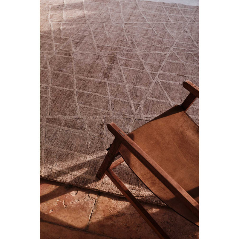 The Rug Company X Kelly Wearstler Riven Area Rug, Rectangle 12' x 18', Dune