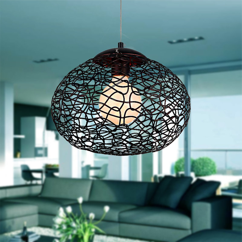Luminaire sphère suspendu 1 lumières simple Asbury