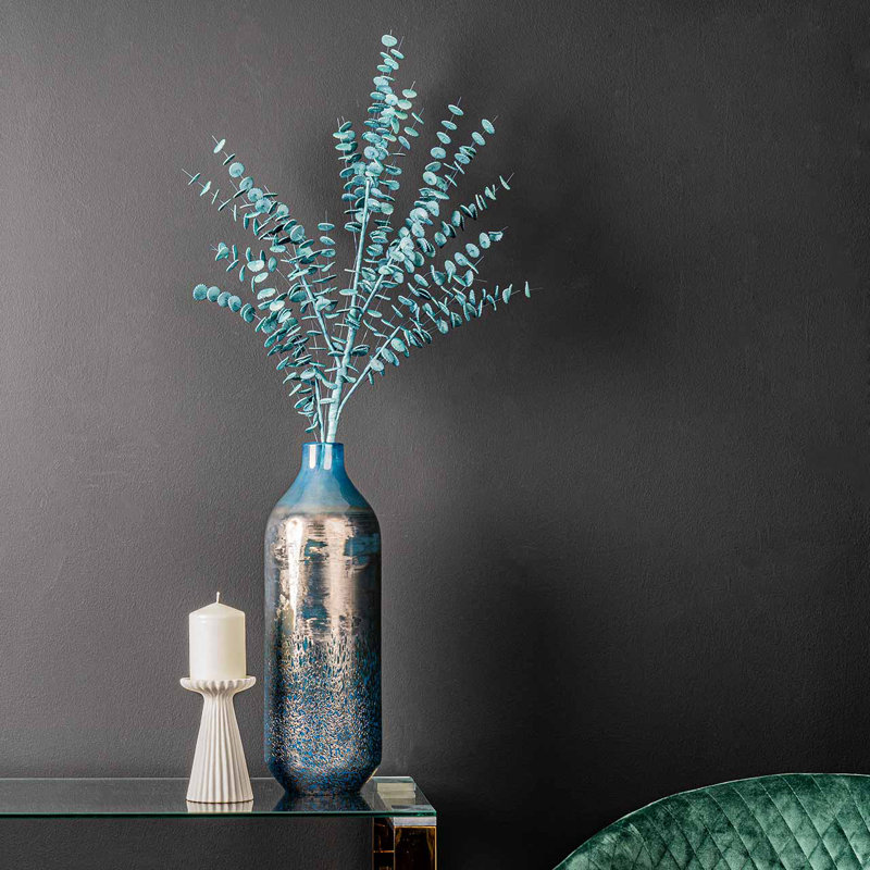 Classy Handmade Bud Vase for the Living Room, Fancy Decorative Glass Vase, 45" H x 15" W x 15" D