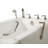 52'' x 32'' Soaking Fiberglass Bathtub with Faucet-63653322-86584640