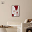 "Impasto Red I", impression murale encadrée par Art Remedy, cadre argenté, 24 x 36-470375415-470375418