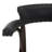 Pembrooke 19'' H Faux Leather Upholstered Oak Armchair