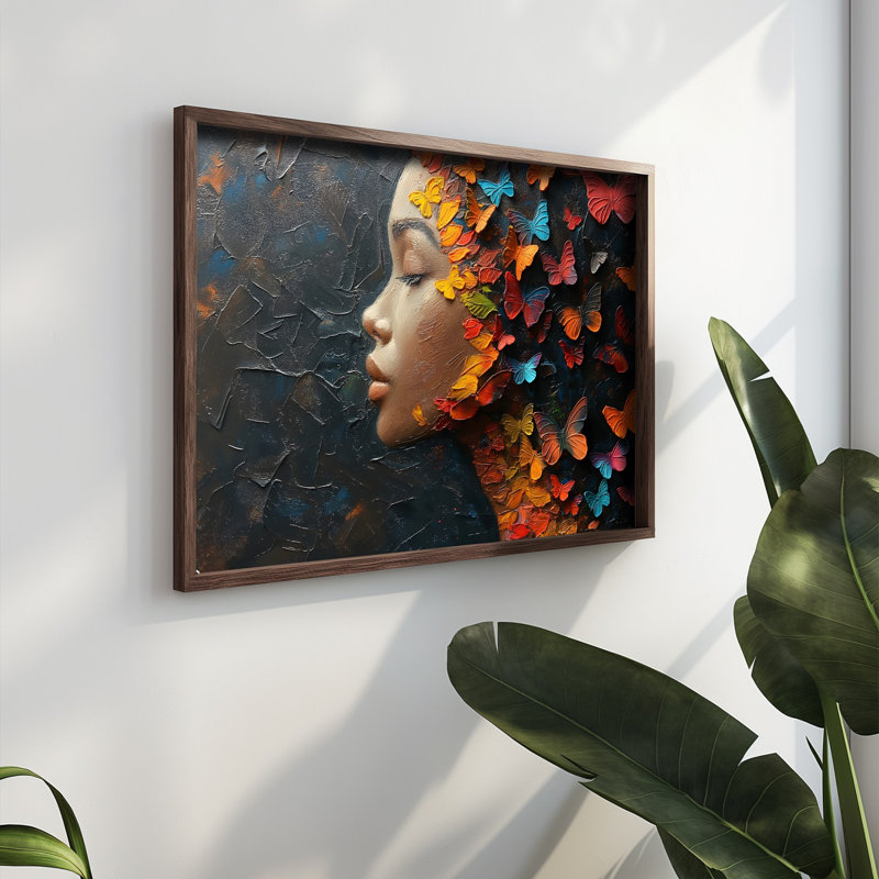 Elegant Decorative Framed MDF Painting, 13.8 x 18.5 x 0.1 inches | 100% MDF with 3 mm Thickness, 100% Pine Wood Frame | UV Printed Artwork for Stylish Home Decor, Perfect for Living Room or Office
