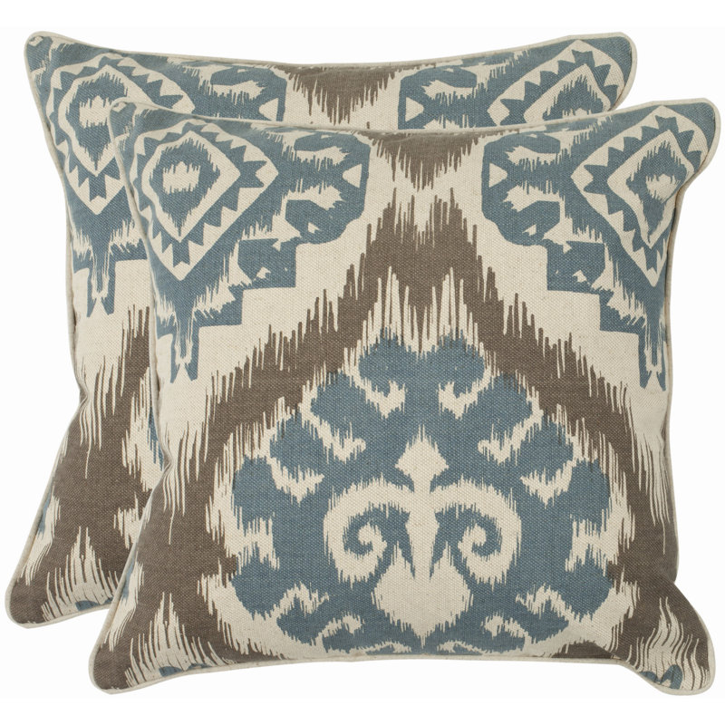 Housse de coussin Josh, 18 po x 18 po, Bleu poudre