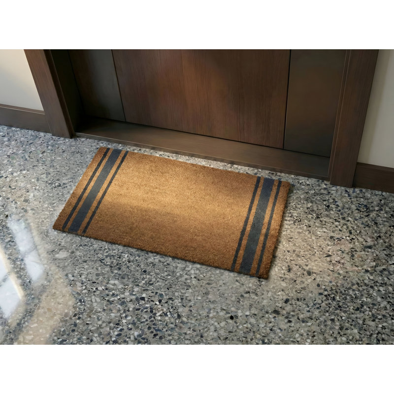 Non-Slip Striped Indoor Doormat, 40cm W x 60cm L
