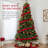 Pre-Lit Spruce Hinged Artificial Christmas Tree w/ Incandescent Lights, Foldable Stand-16351000