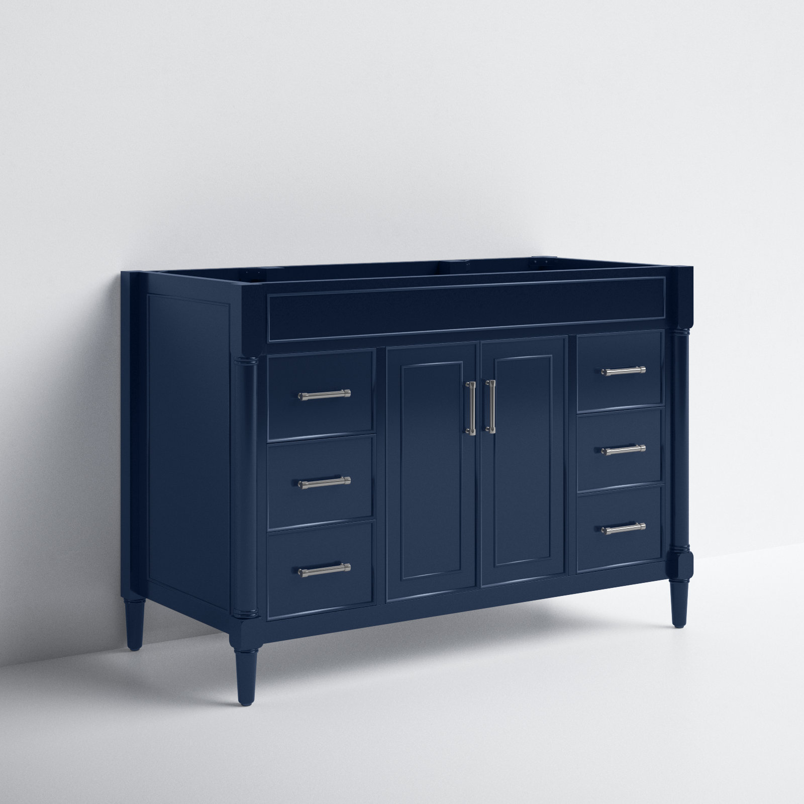 Addison 48" Single Bathroom Vanity Base, Navy Blue