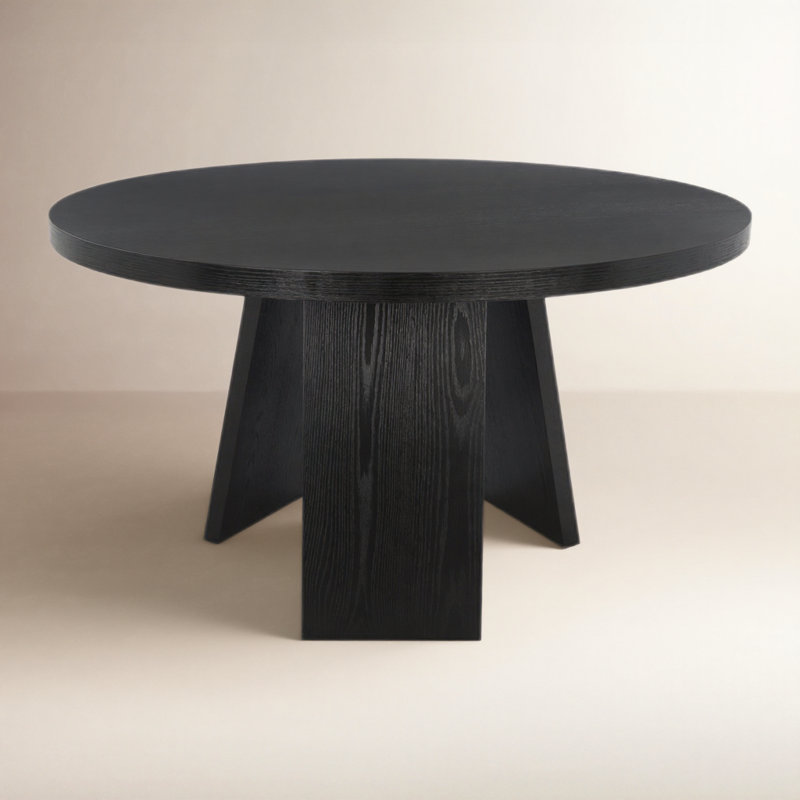 Table de salle à manger Mattelynn, Noir, noir, noir, noir