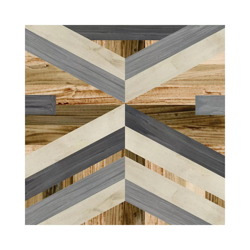 Geometric Inlay I by June Erica Vess - Wrapped Canvas Print, 30.48 cm H x 30.48 cm W
