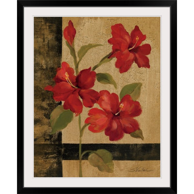 « i » par silvia vassileva,, reproduction d’art Hibiscus Branch