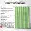 Rideau de douche standard 1 pièce Springtime Pastels-15888556