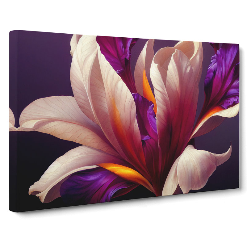 Interesting Flower - Wrapped Canvas, 40cm H x 60cm W x 3cm D