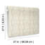 Papier peint gris La Broderie-96276494
