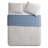VCNY Home Herringbone 3-Piece Blue Microfiber Comforter Set-109266547-109266549