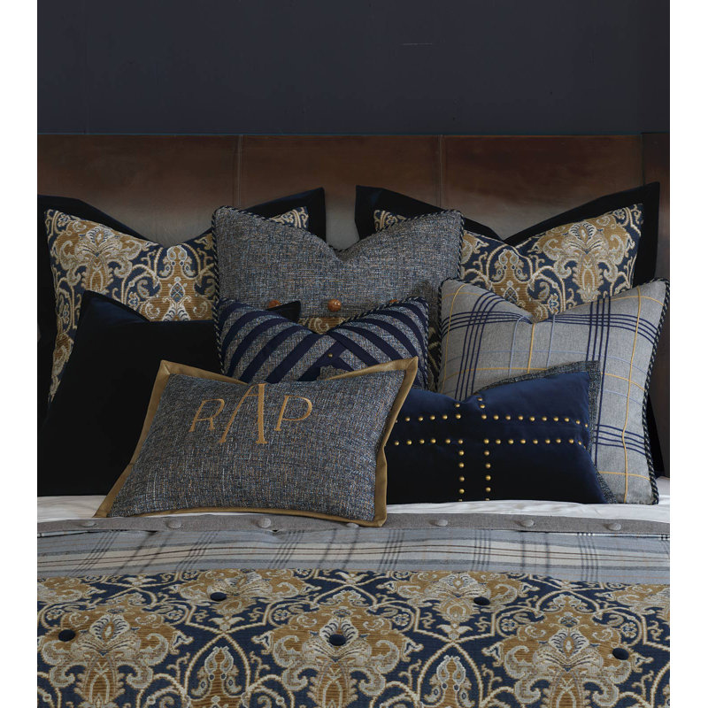 Arthur Ochre Square Pillow