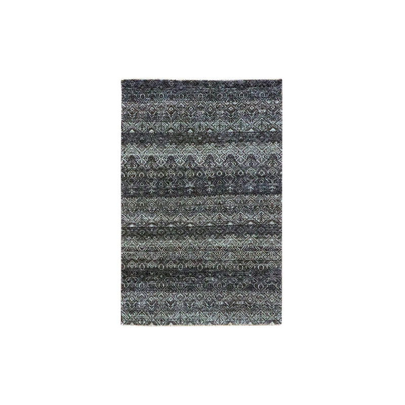 3'1"x5' Grey Small Repetitive Kohinoor Heritta Hand Knotted Pure Wool Rug B23CC6BAD2654F12A5239FBE98D0D9FD