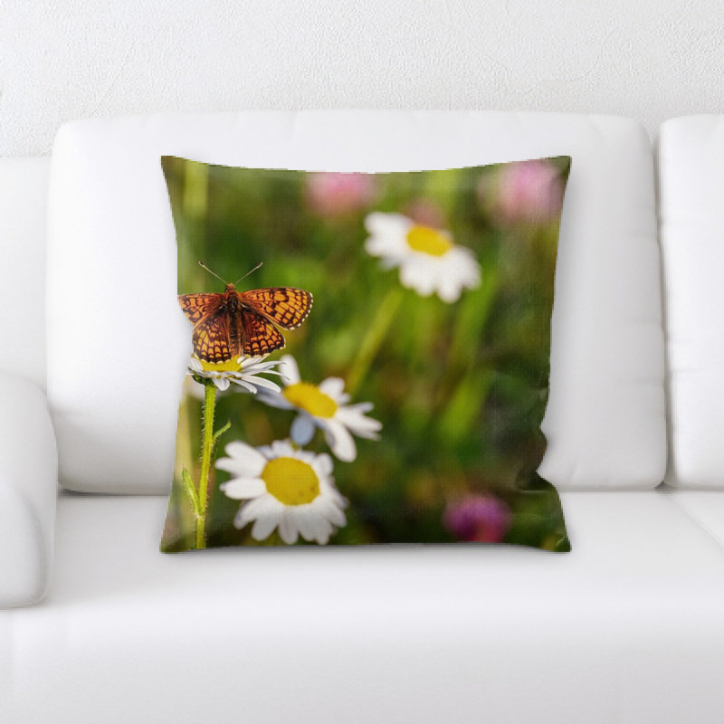 Butterfly Throw Pillow