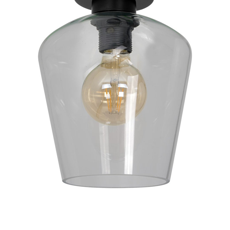 Santiago Glass Semi Flush Mount