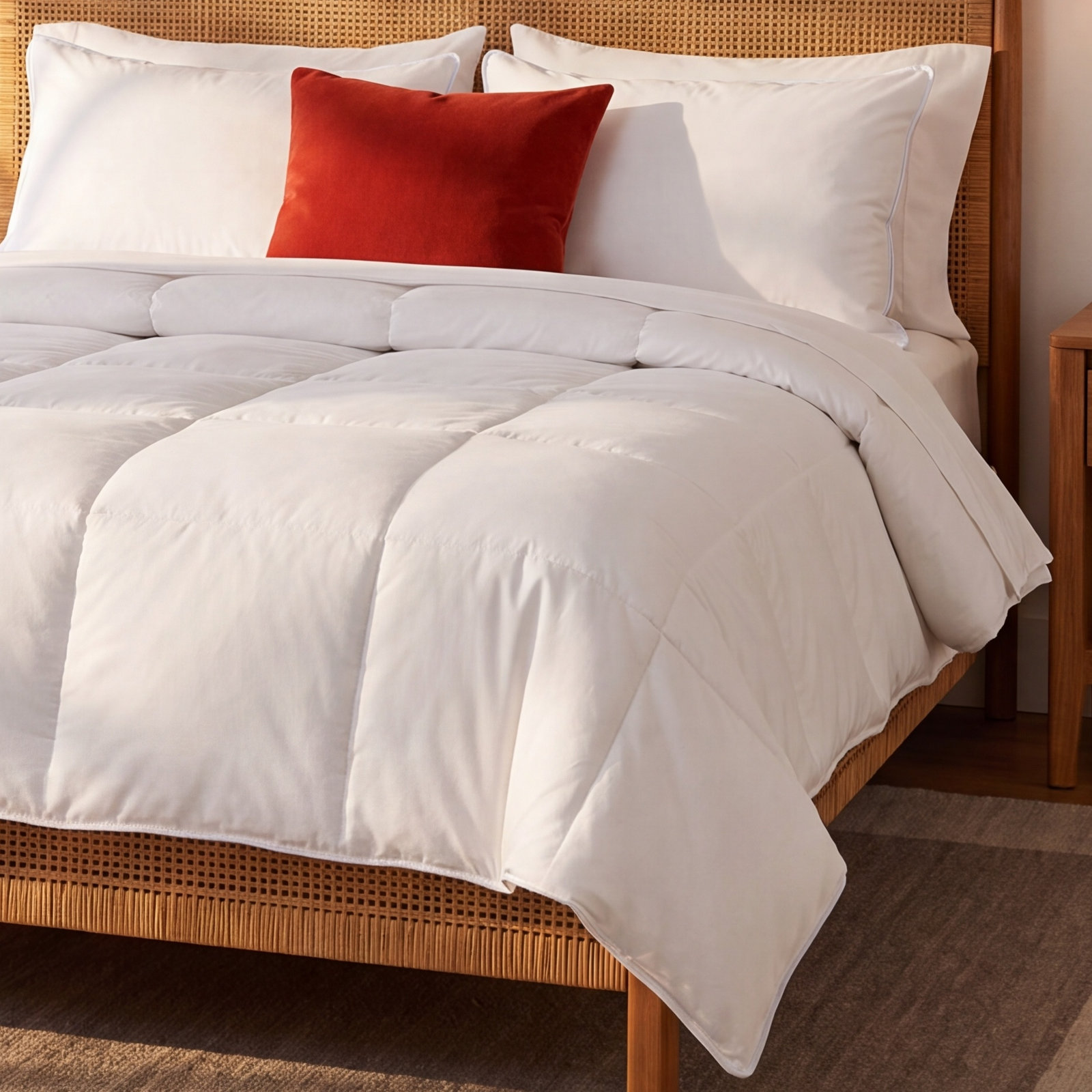 600 Fill Power All Season Down Duvet Insert, King, White