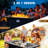 45" Outdoor Propane Fire Pit Table 50000 BTU with Lid