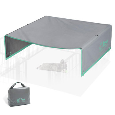 FXW Sun Shade Specialized for FXW Dog Playpen (Not Suitable for Other Brands), Fits for Rollick/Instant Dog Playpen¦Patent Pending (Playpen not Included)
