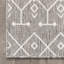 Tapis intérieur / extérieur gris clair ivoire Marshanna Nord Trellis-60394673