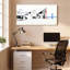 «Architectural Blueprint Cityscape», ensemble de 1 reproduction d'art sur toile tendue-1217477839