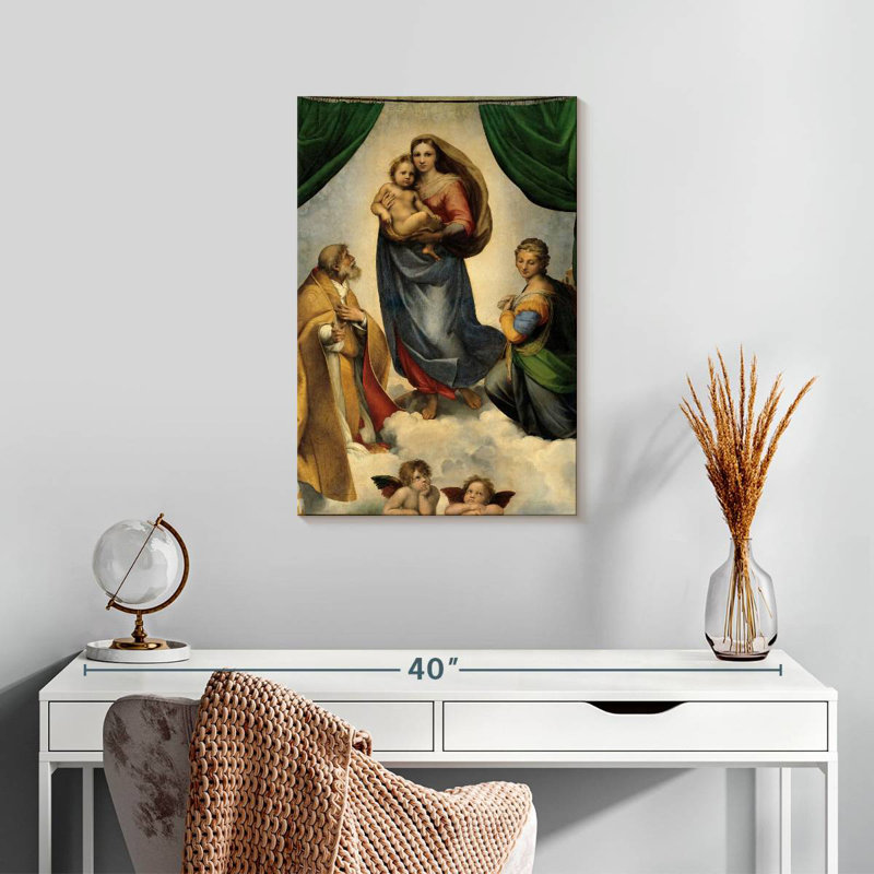 Leisha Sistine Madonna, 24" H x 16" W