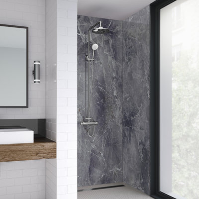 60mm 59mm W x 242mm H Decorative Wall Panel with Glass