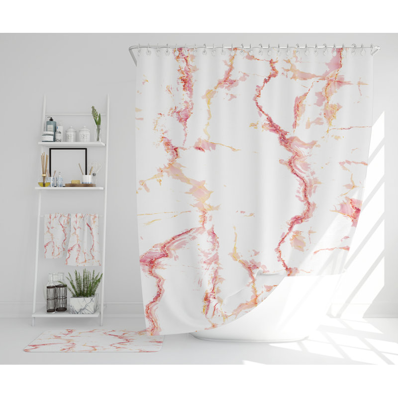 Neurath Polyester Shower Curtain Set