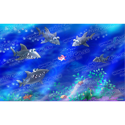 Nautical & Beach Non-Wall Damaging Wall Decal