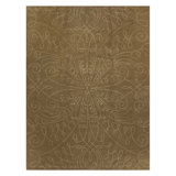 Tiara Hand Woven Silk and Wool Floral Area Rug