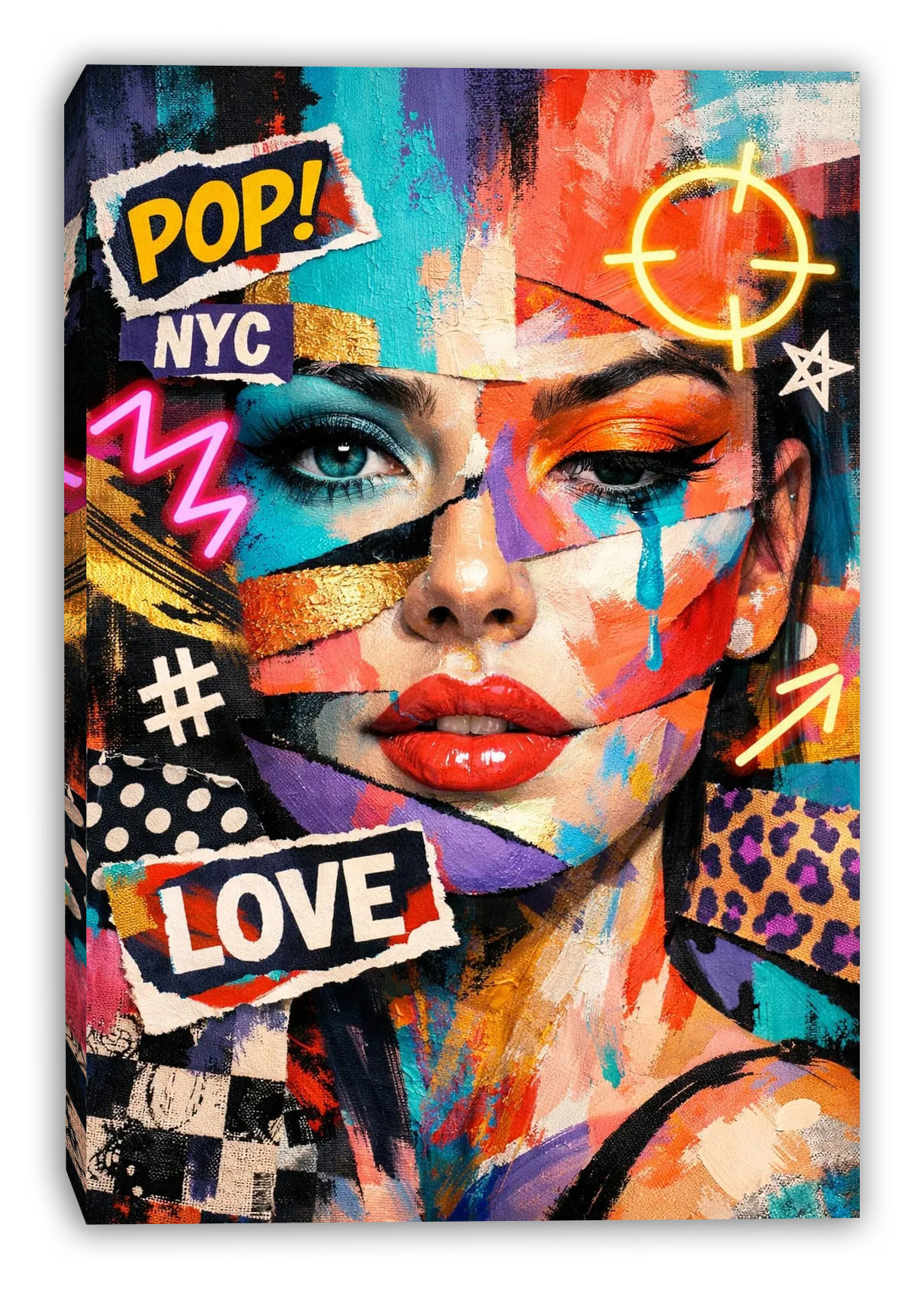 Wrought Studio™ Pop Expression Wrapped Canvas Wall Art | Wayfair