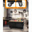 Coffre à outils 61 "avec 9 tiroirs et roulettes, armoire à outils robuste, établi mobile pour garage, atelier de réparation et salle d'outils, noir