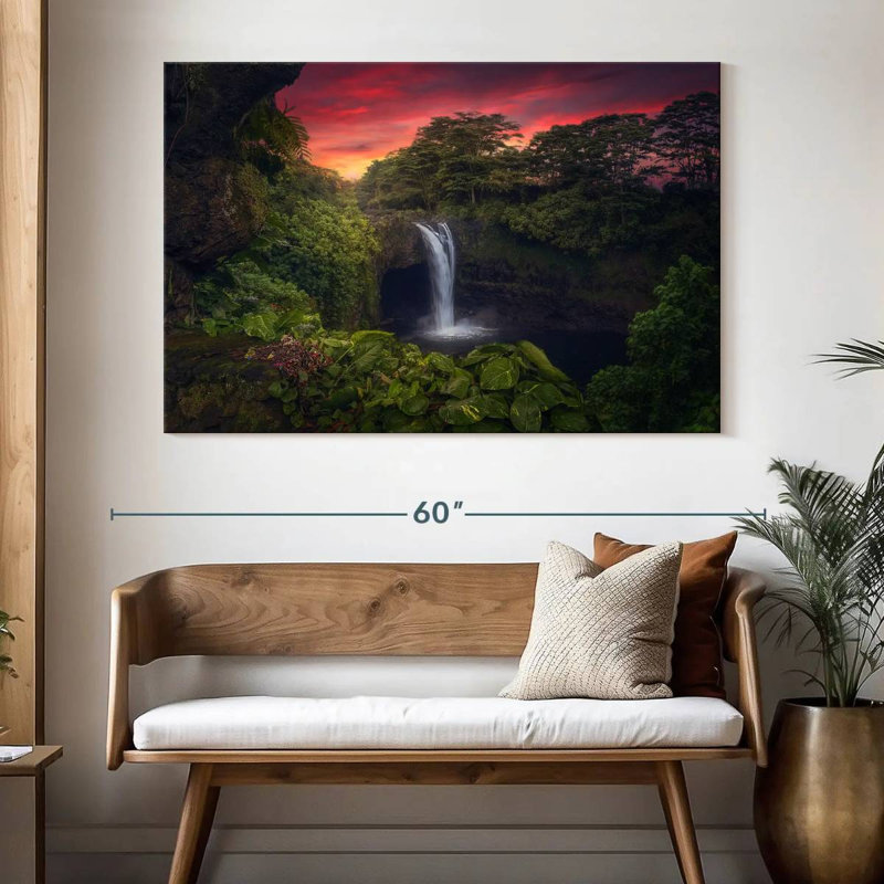 Alvord Rainbow Falls à Hilo, H 34 po x l 51 po