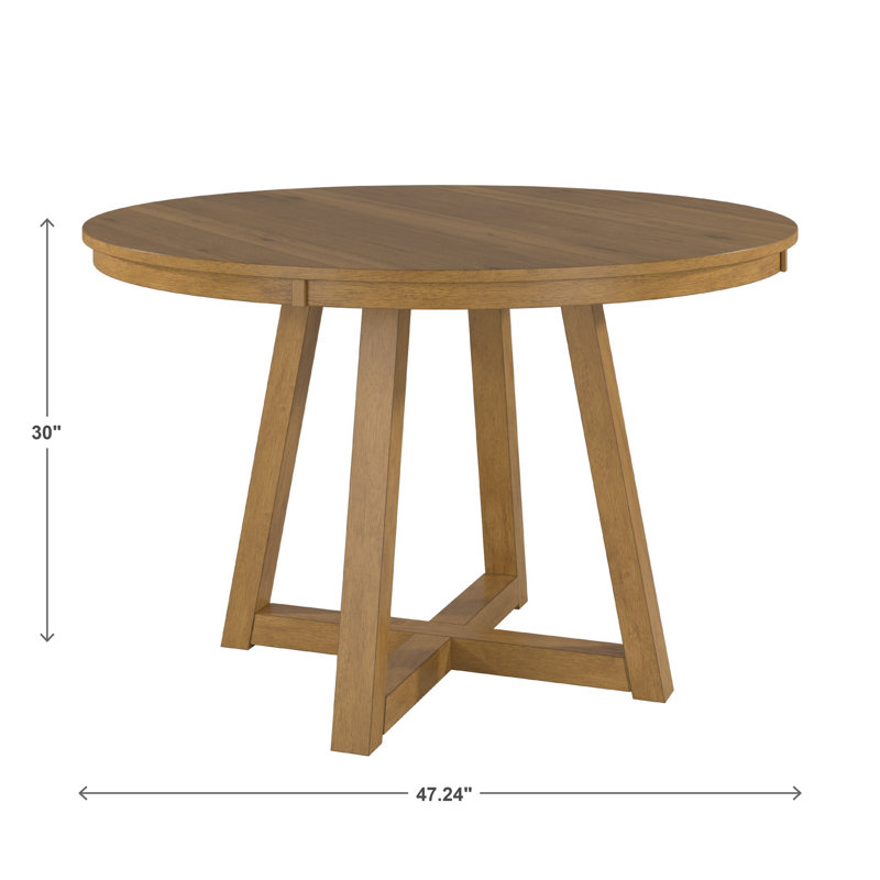 Table de salle à manger Cipolla, Chêne délavé