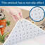Ensemble de 2 lapins blancs avec carottes, tapis de cuisine